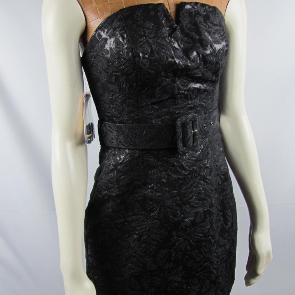Free People Show Stopper Mini Dress Black NWT